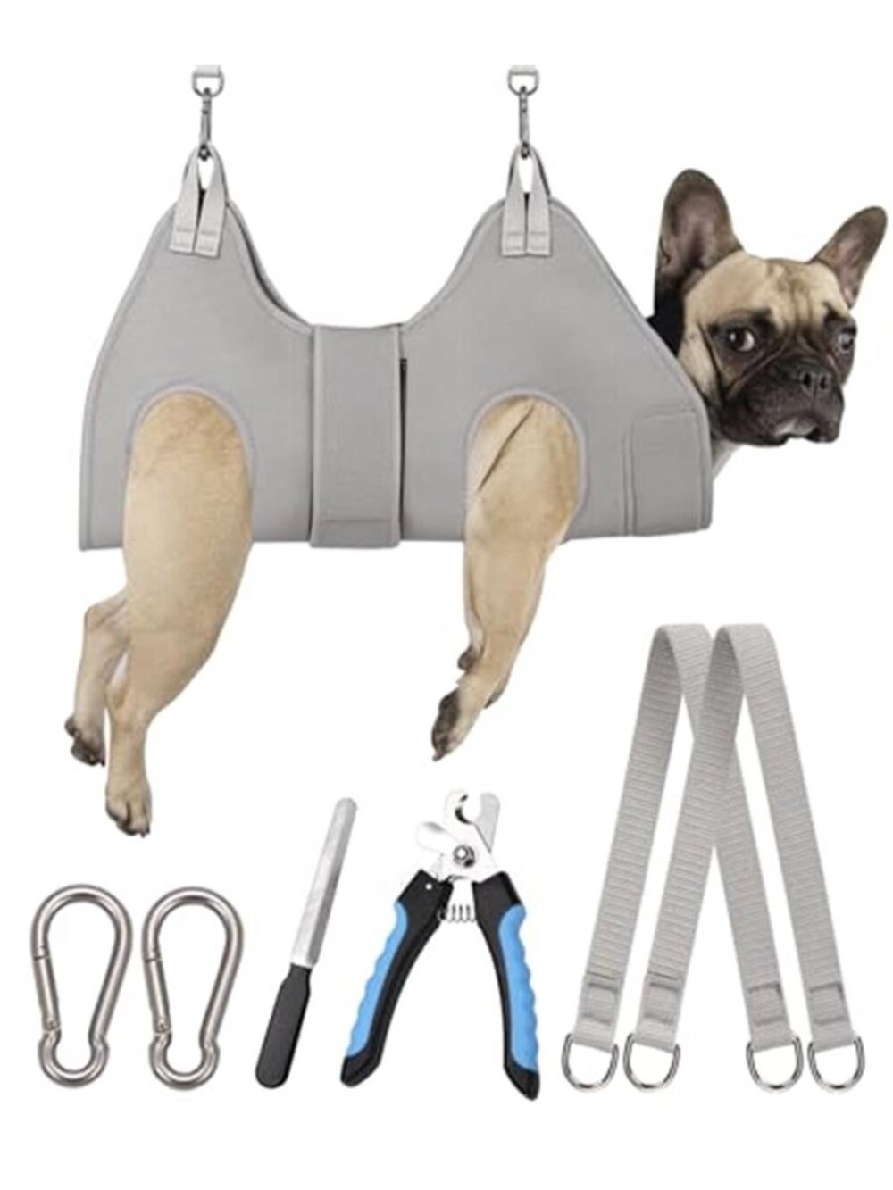 Dog Grooming Hammock Harness M Size Grooming Sling Restraint for Nail Trim